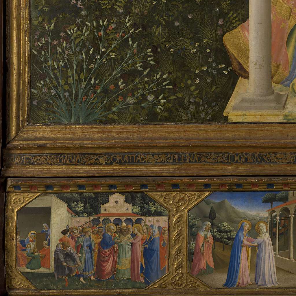 La Anunciaci N By Fra Angelico From Prado In Google Earth X Y