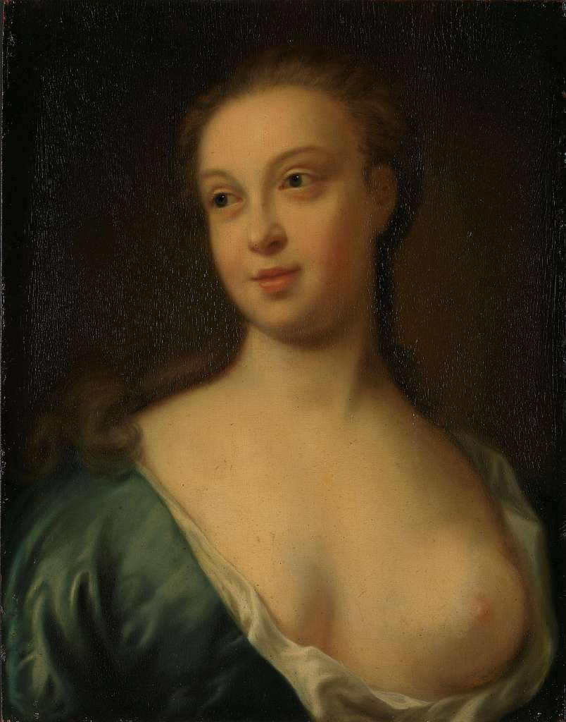 Peder Als Woman With Naked Breast NG M 00156 National Museum Of