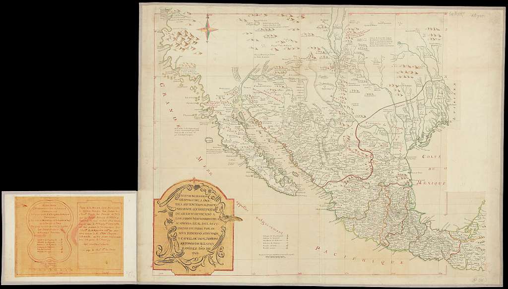 Nuevo Mapa Geographico De La America Septentrional Perteneciente Al