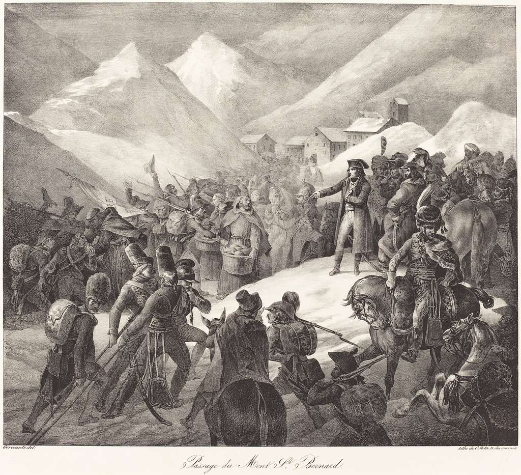 Théodore Gericault Passage du Mont St Bernard Napoleon s Army