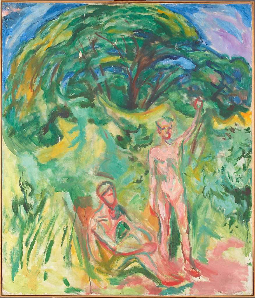 Edvard Munch Naked Men In The Woods Mm M Munch Museum