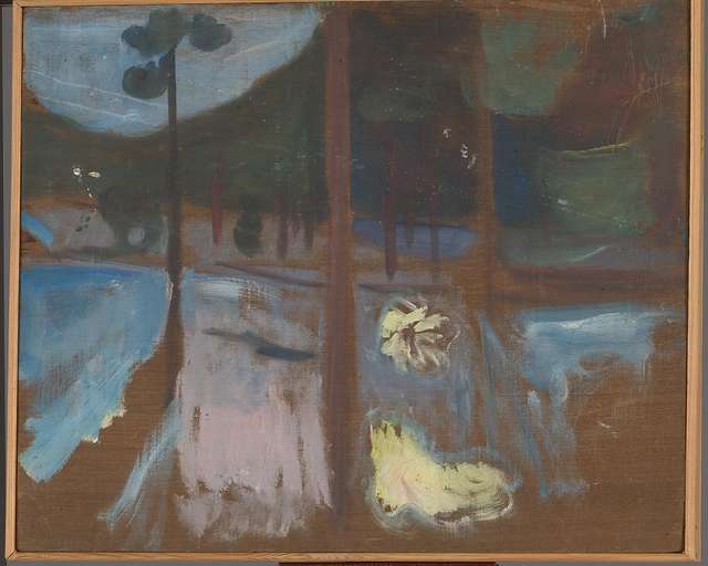 Edvard Munch Forest Study MM M 00645 Munch Museum PICRYL