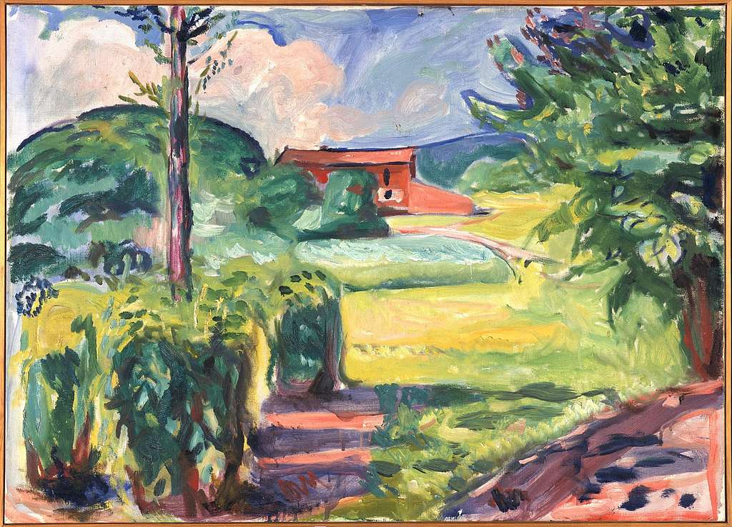 Edvard Munch Summer At Ekely Mm M Munch Museum Picryl