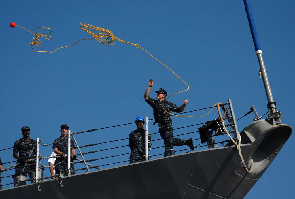 A Sailor Aboard The Guided Missile Destroyer USS McFaul PICRYL Public