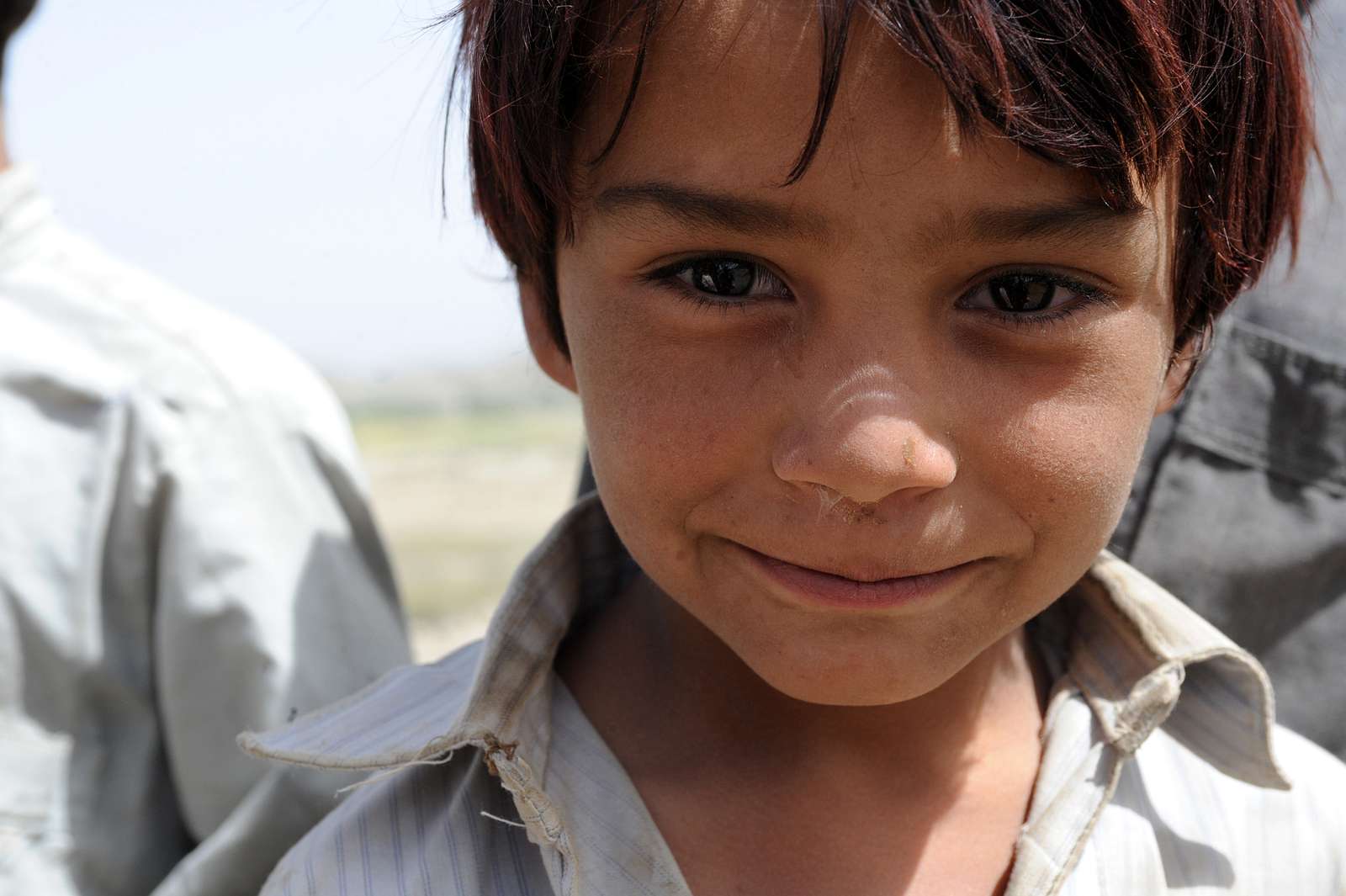 An Afghan Boy Observes U S Army Special Forces And Nara Dvids