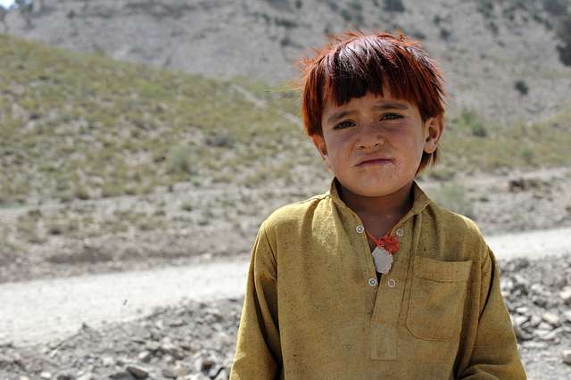 An Afghan Boy Observes U S Army Special Forces And Nara Dvids