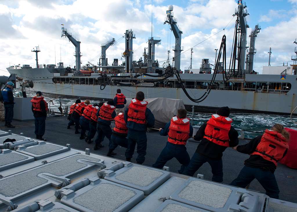 Sailors Aboard The Guided Missile Destroyer USS Arleigh PICRYL Public