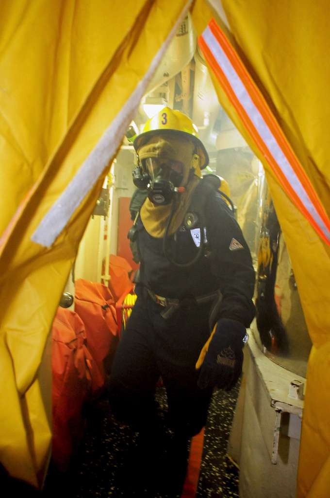 A Sailor Aboard The Guided Missile Cruiser USS Vella PICRYL Public