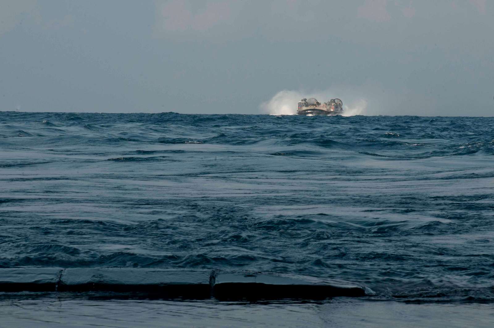 An Air Cushion Landing Craft LCAC From The Amphibious NARA DVIDS