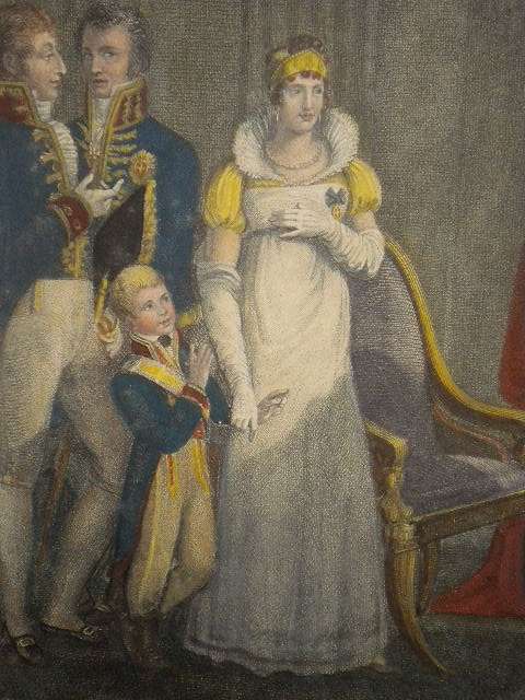 Maria Luisa Of Spain Queen Regent Of Etruria With Her Son King