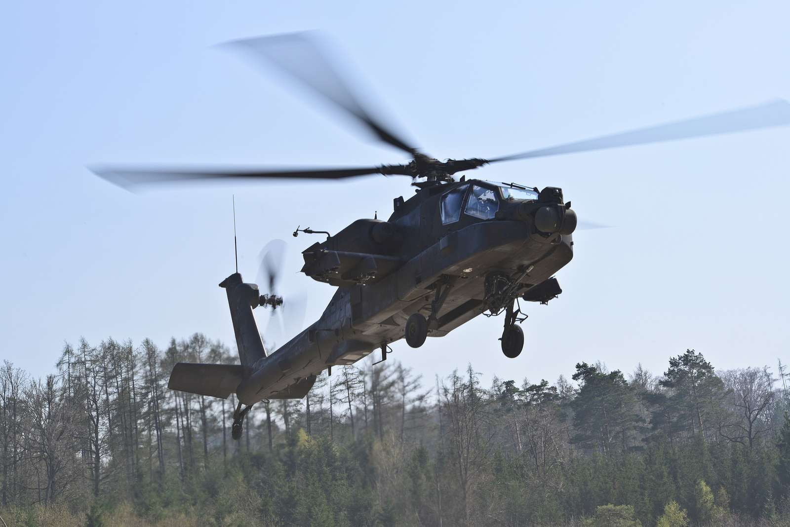 An AH 64D Apache Longbow Helicopter Gunship From The NARA DVIDS