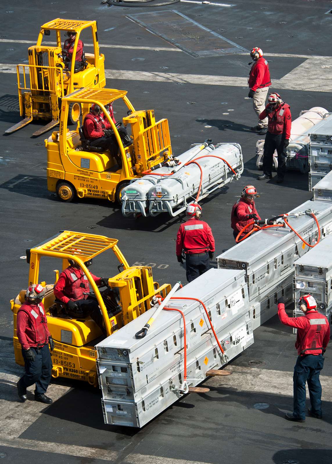 Sailors Aboard The Aircraft Carrier Uss Nimitz Cvn Nara Dvids