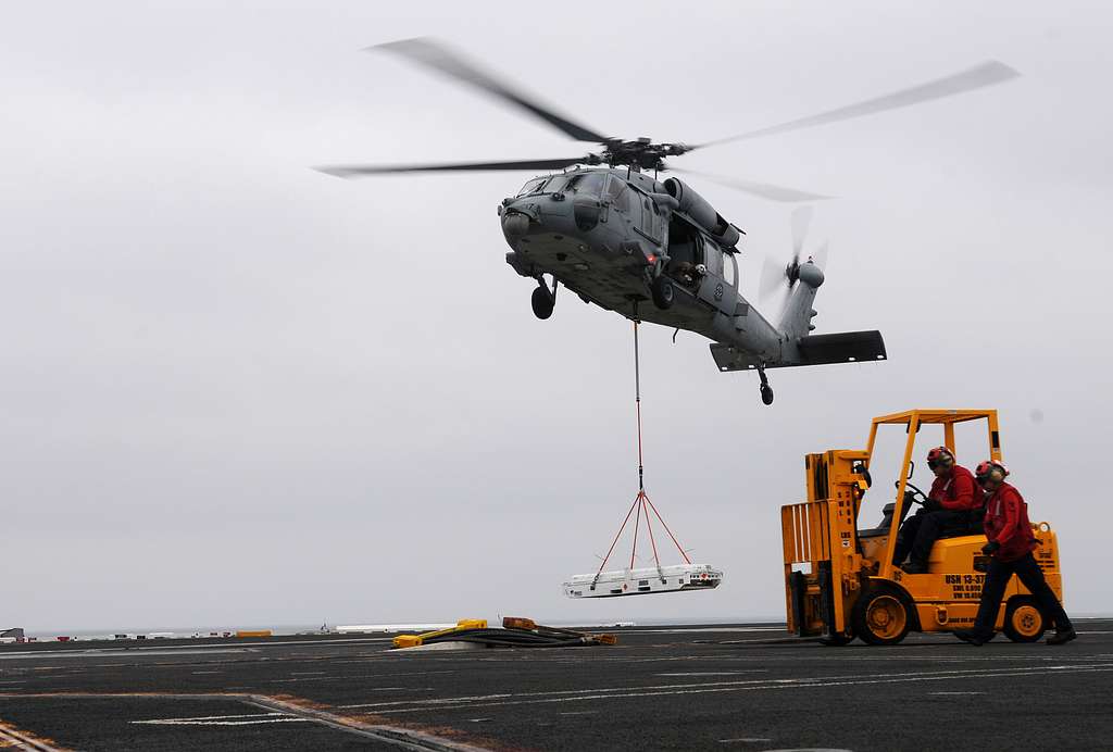 An MH 60S Sea Hawk Helicopter Assigned To The Black NARA DVIDS