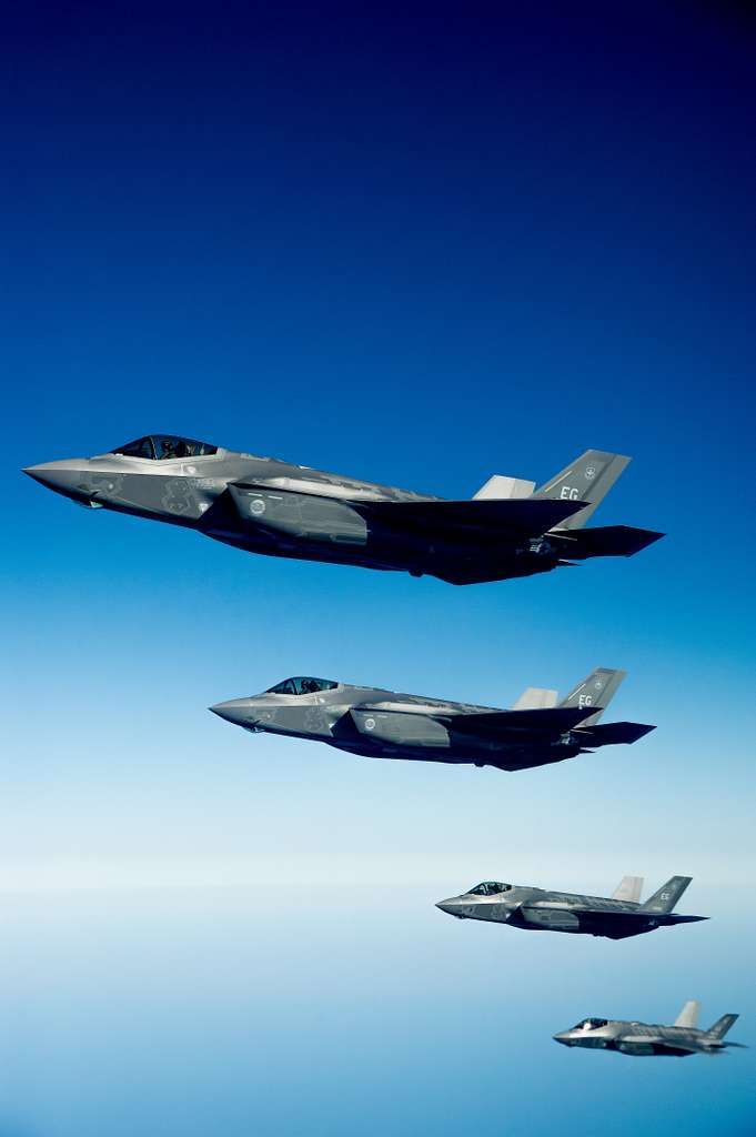 U S Air Force F 35A Lightning II Joint Strike Fighters NARA DVIDS