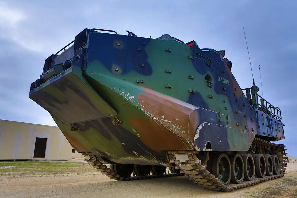 An AAV 7 Amphibious Assault Vehicle With 3rd Assault NARA DVIDS