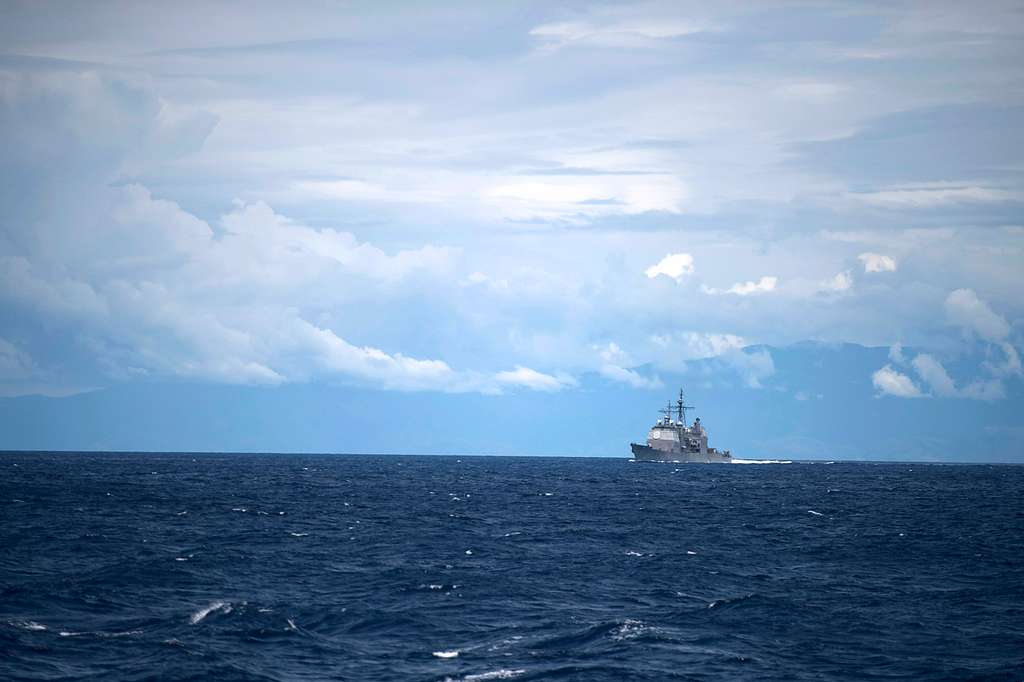 The Ticonderoga Class Guided Missile Cruiser USS Antietam PICRYL