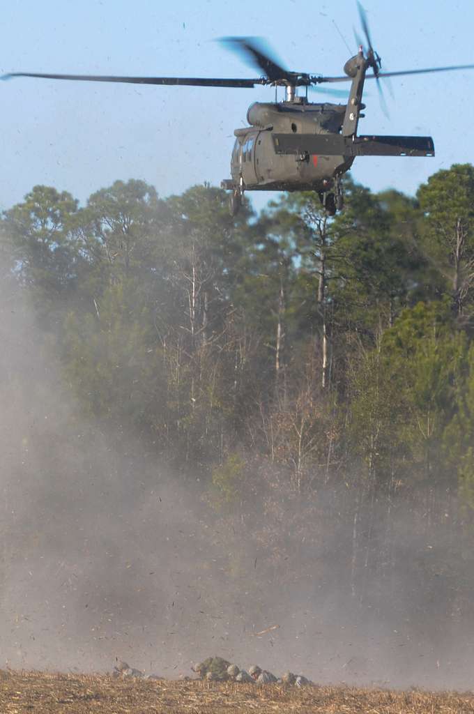 A Uh Black Hawk Helicopter Departs After Dropping Nara Dvids