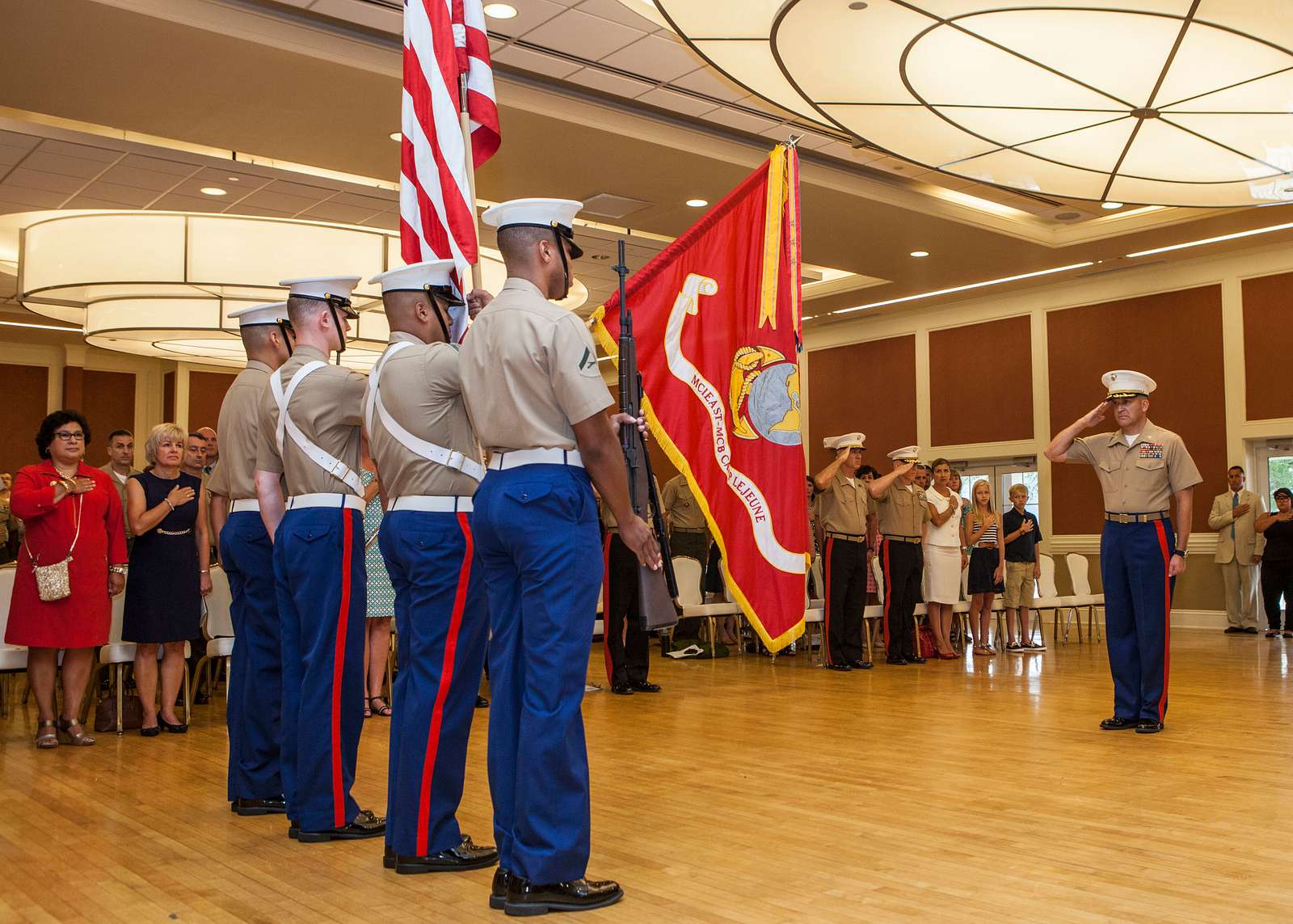 U S Marines And Distinguished Guests Render Honors NARA DVIDS