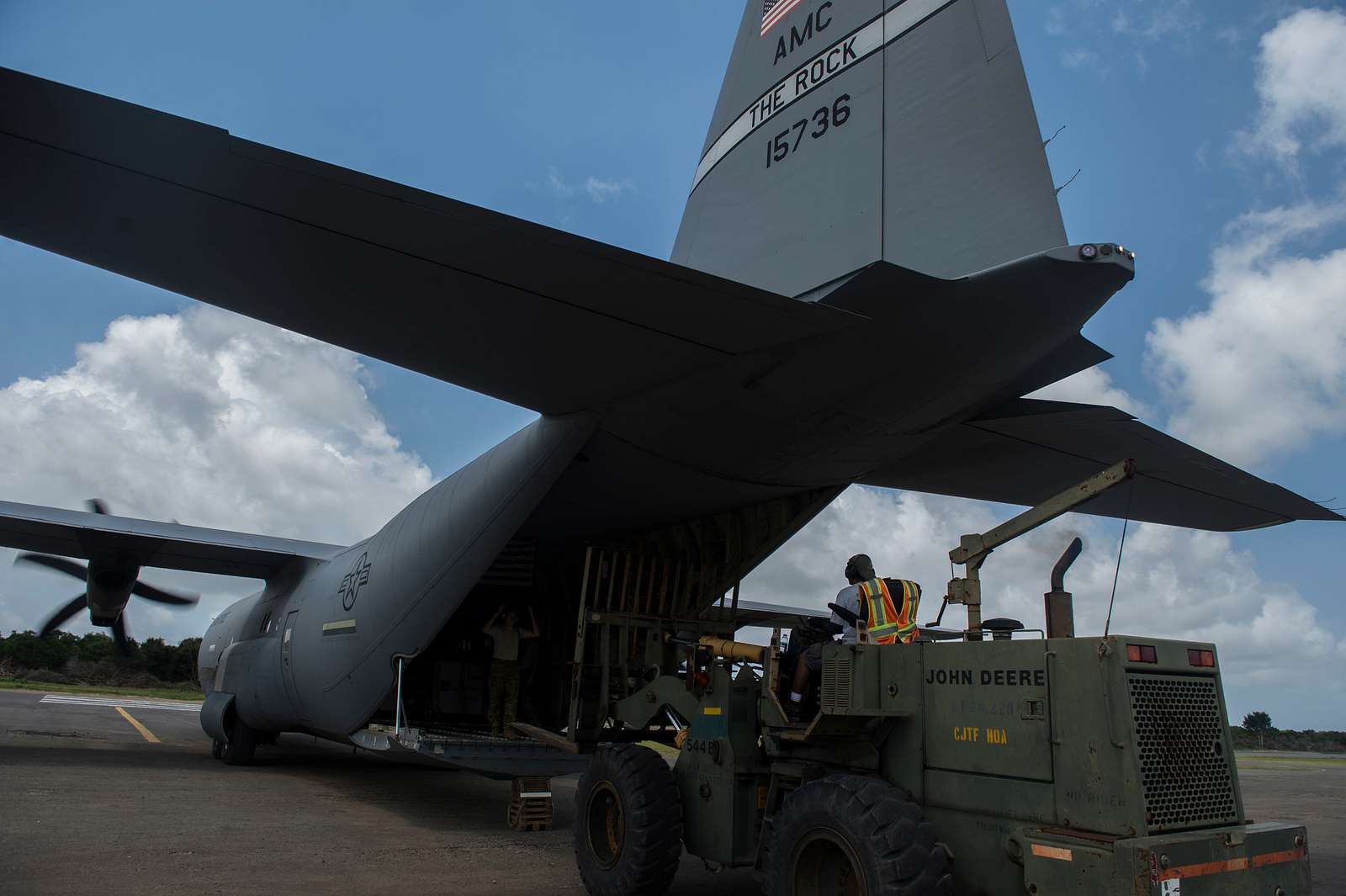 A Load Master From The Th Expeditionary Airlift Squadron Nara