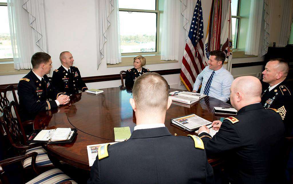 Leaders From Th Sustainment Brigade Meet With Under Nara Dvids