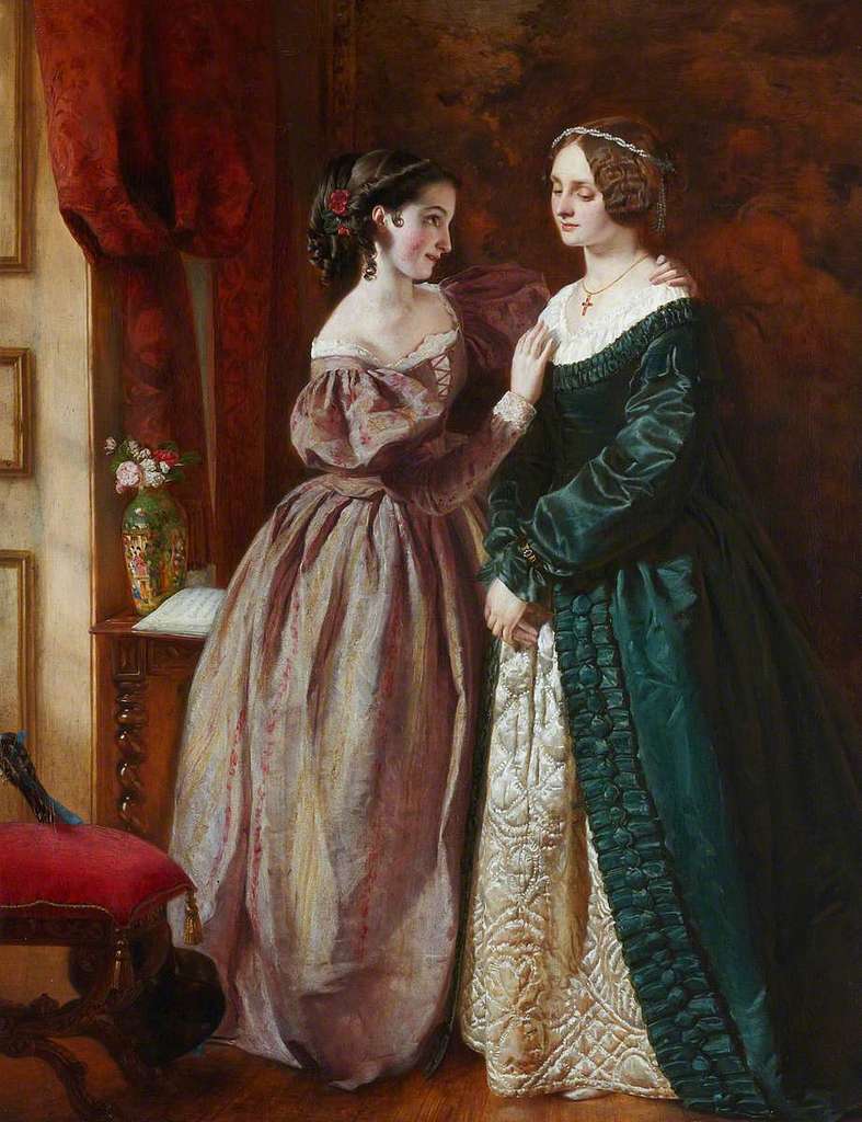 Rosalind And Celia James Archer 18231904 Royal Scottish Academy Of