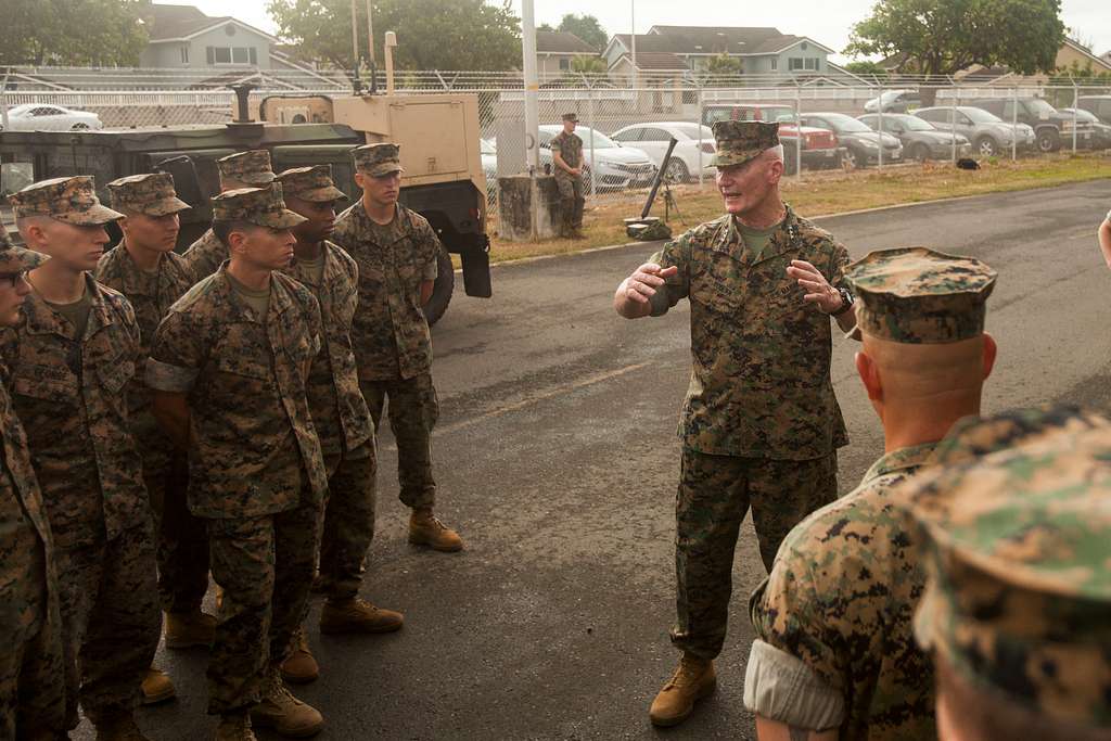 Generalleutnant John A Toolan Kommandeur Des U S Marine Corps U S