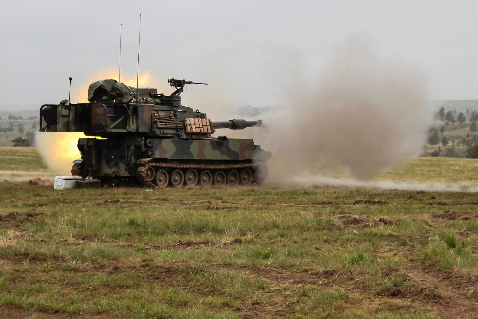 A Paladin Howitzer From 2nd Battalion 22nd Field Artillery NARA