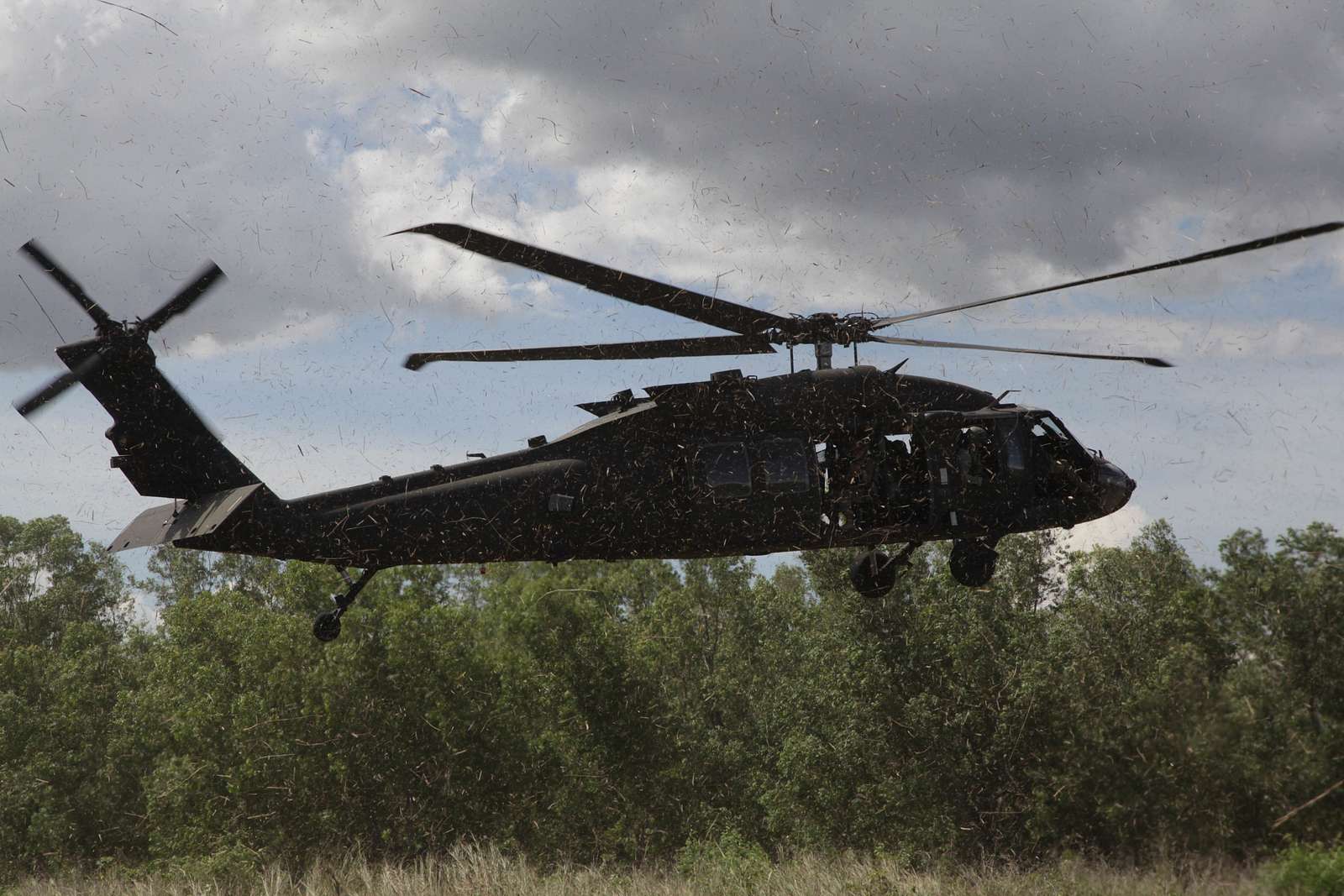 A Uh Black Hawk Helicopter Takes Off During An Aviation Nara