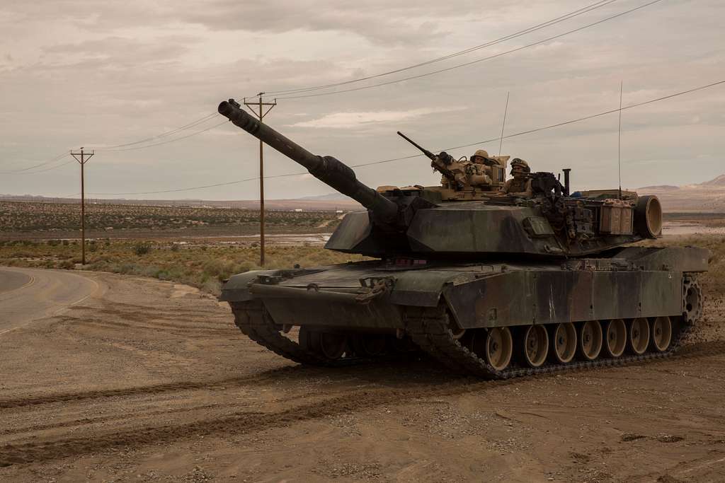 A U S Marine Corps M A Abrams Tank With St Tank Nara Dvids