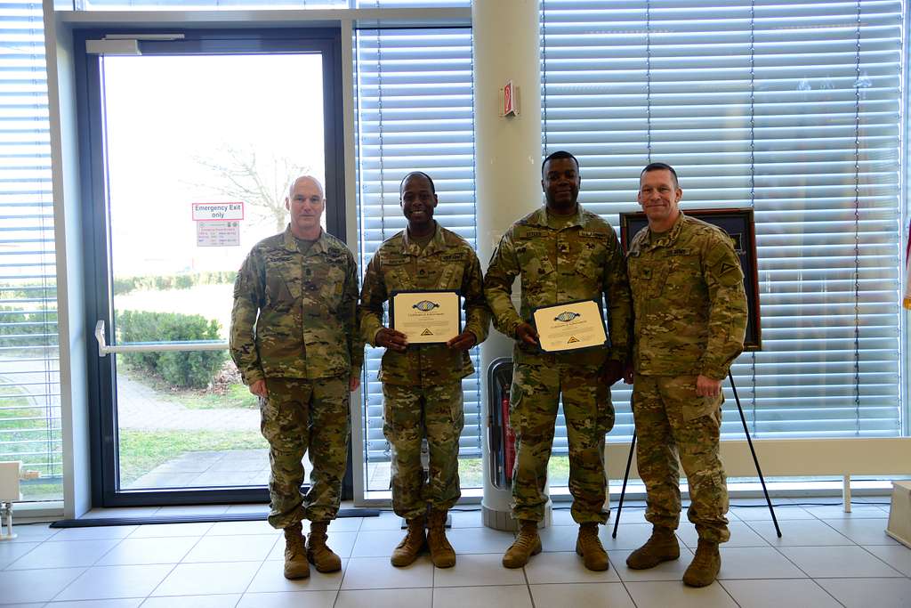 From Left To Right U S Command Sgt Maj William PICRYL Public