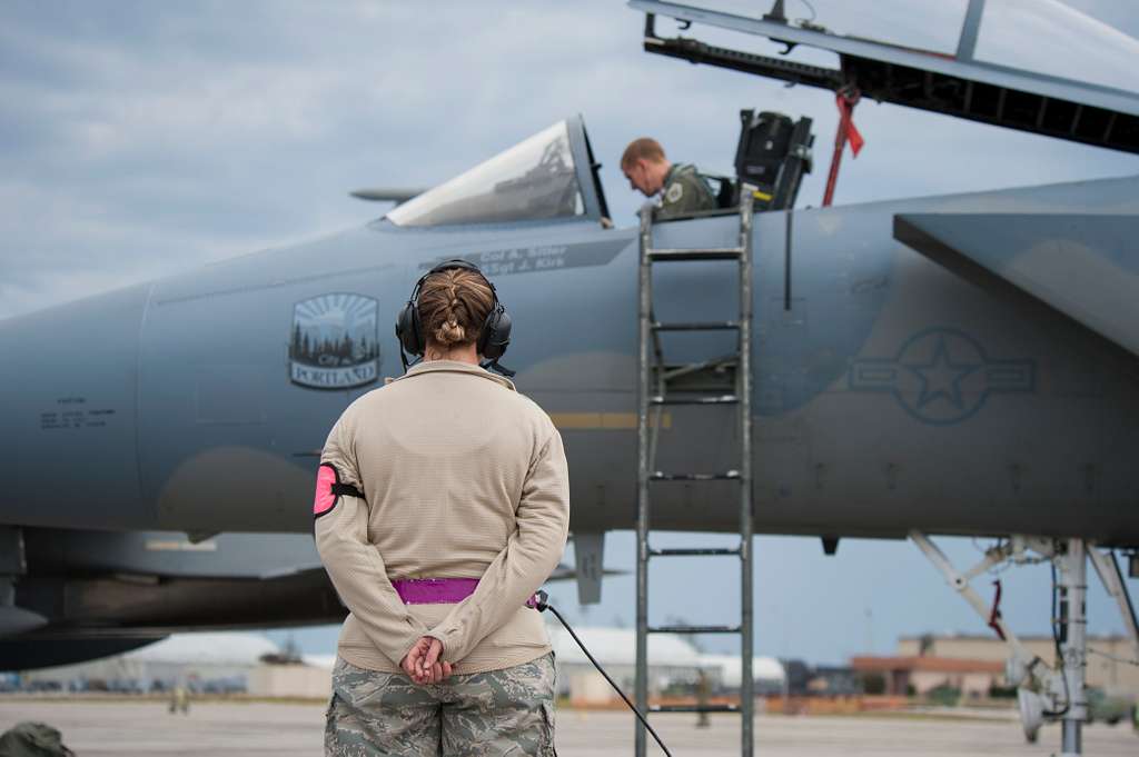 A Crew Chief From The Nd Aircraft Maintenance Squadron Picryl