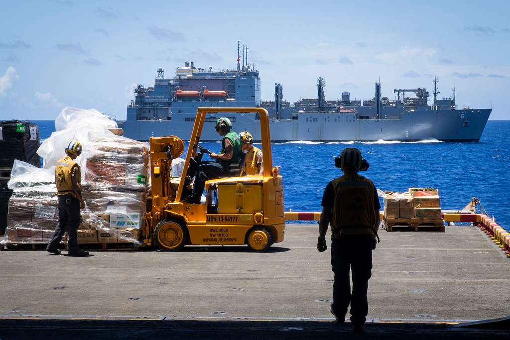 Sailors With The Amphibious Assault Ship Uss Wasp Lhd Nara Dvids