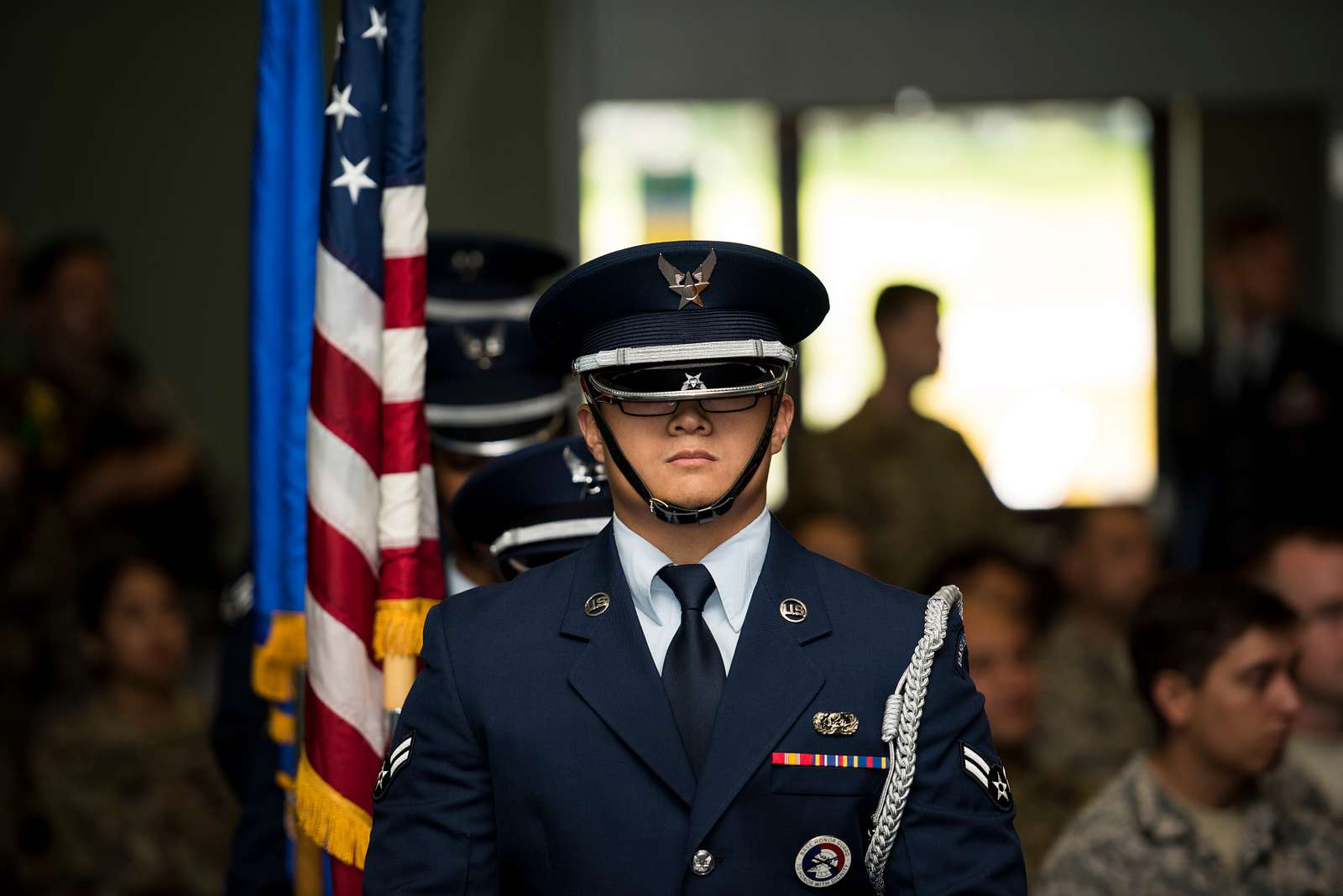 Members Of The 501st Combat Support Wing Color Guard NARA DVIDS