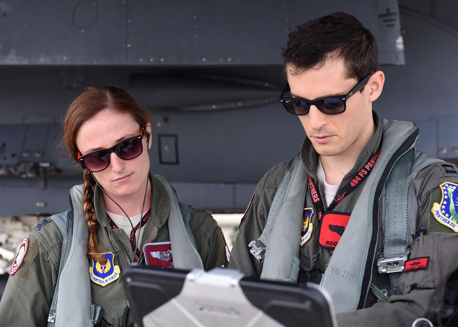 An F 15E Strike Eagle Aircrew Assigned To The 494th NARA DVIDS