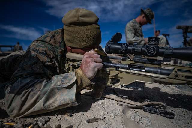 A U S Marine Corps Scout Sniper With 3rd Battalion NARA DVIDS