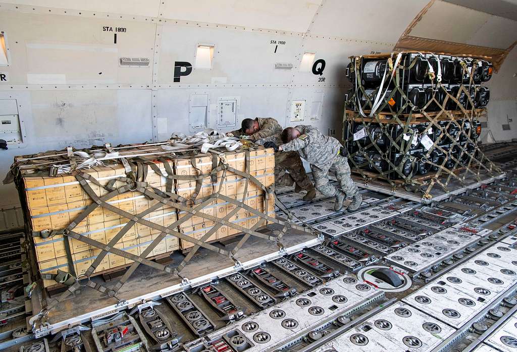 436th Aerial Port Squadron Airmen Load Cargo Being NARA DVIDS