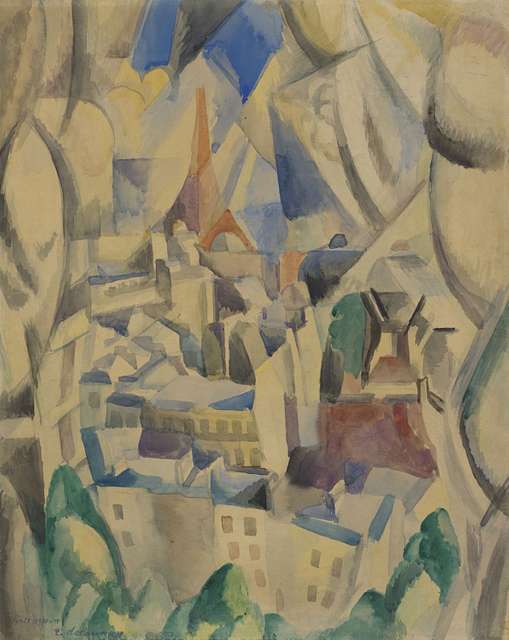 Robert Delaunay The Eiffel Tower No Philadelphia