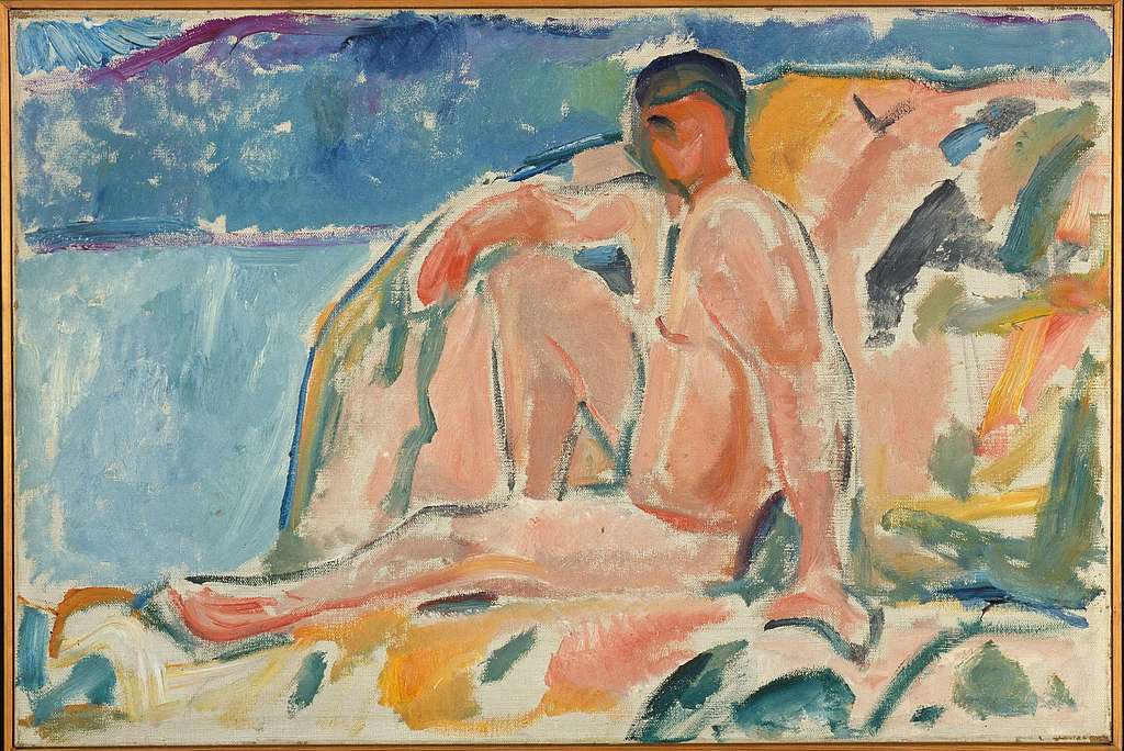 Edvard Munch Naked Man On Rock Mm M Munch Museum Picryl