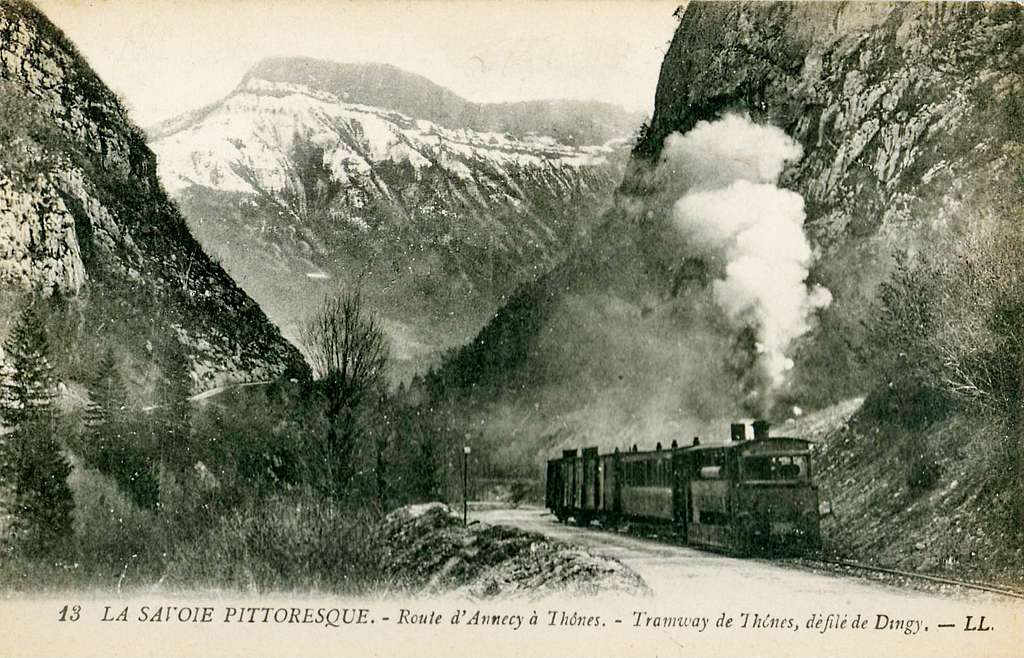 LL 13 La Savoie pittoresque Route d Annecy à Thones Tramway de