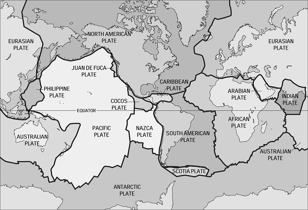 World Tectonic Plate Map Large Picryl Public Domain Search