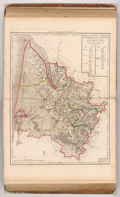 Carte Du D Partement De La Gironde Picryl Public Domain Media