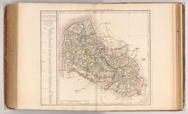 Carte Du D Partement Du Pas De Calais Picryl Public Domain