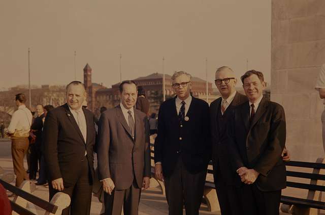 Demonstrations. NPS Director George Hartzog And Several Other Men At ...