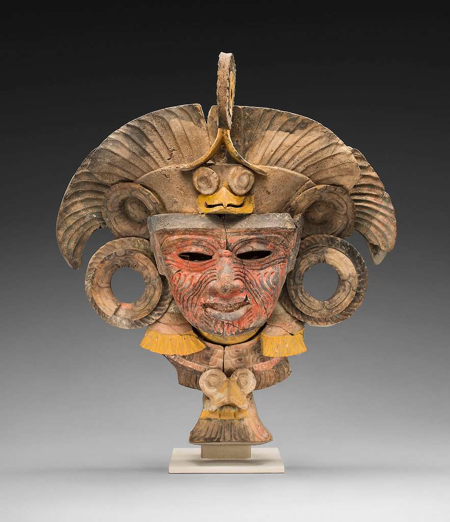 Mask from an Incense Burner Portraying the Old Deity of Fire