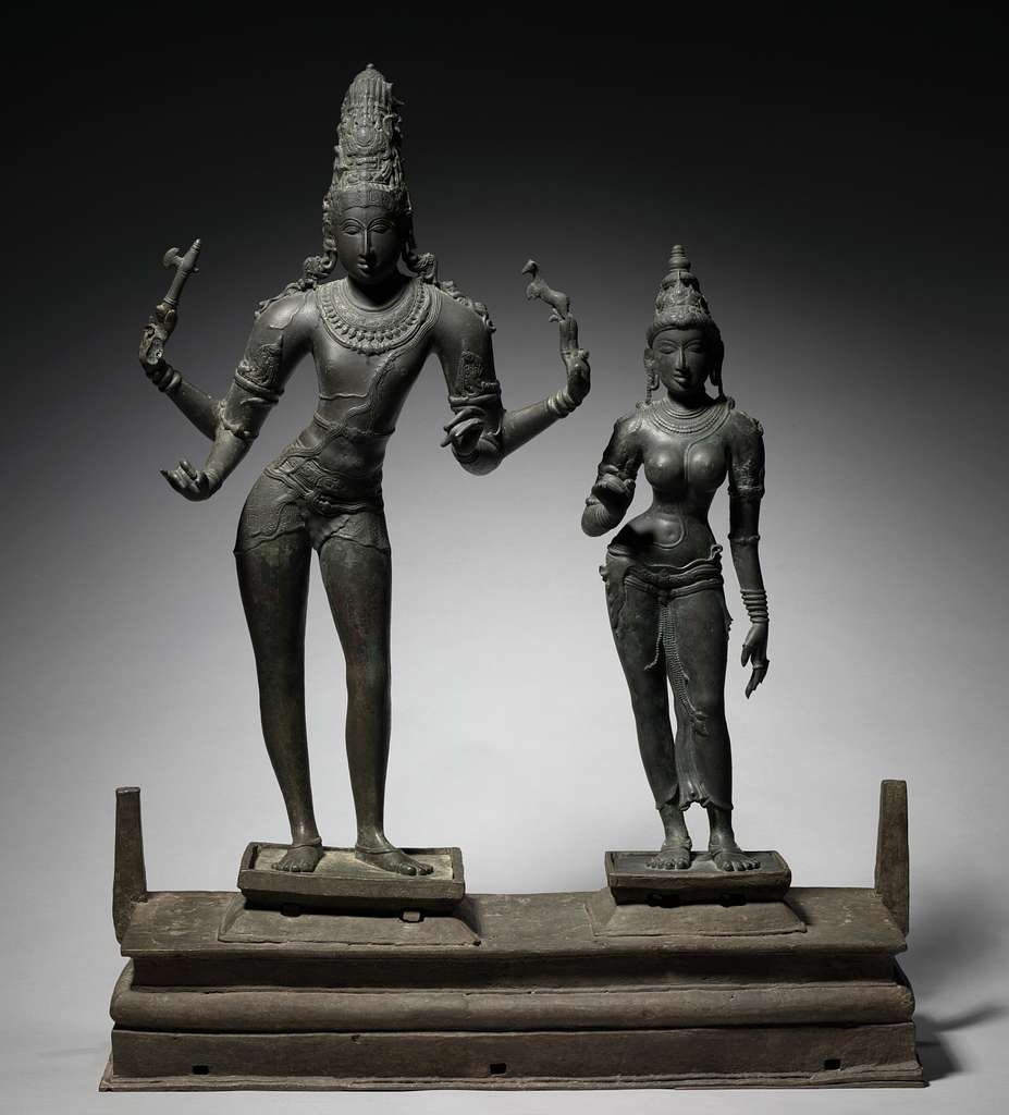 36 Shiva and parvati in sculpture Images: PICRYL - Public Domain