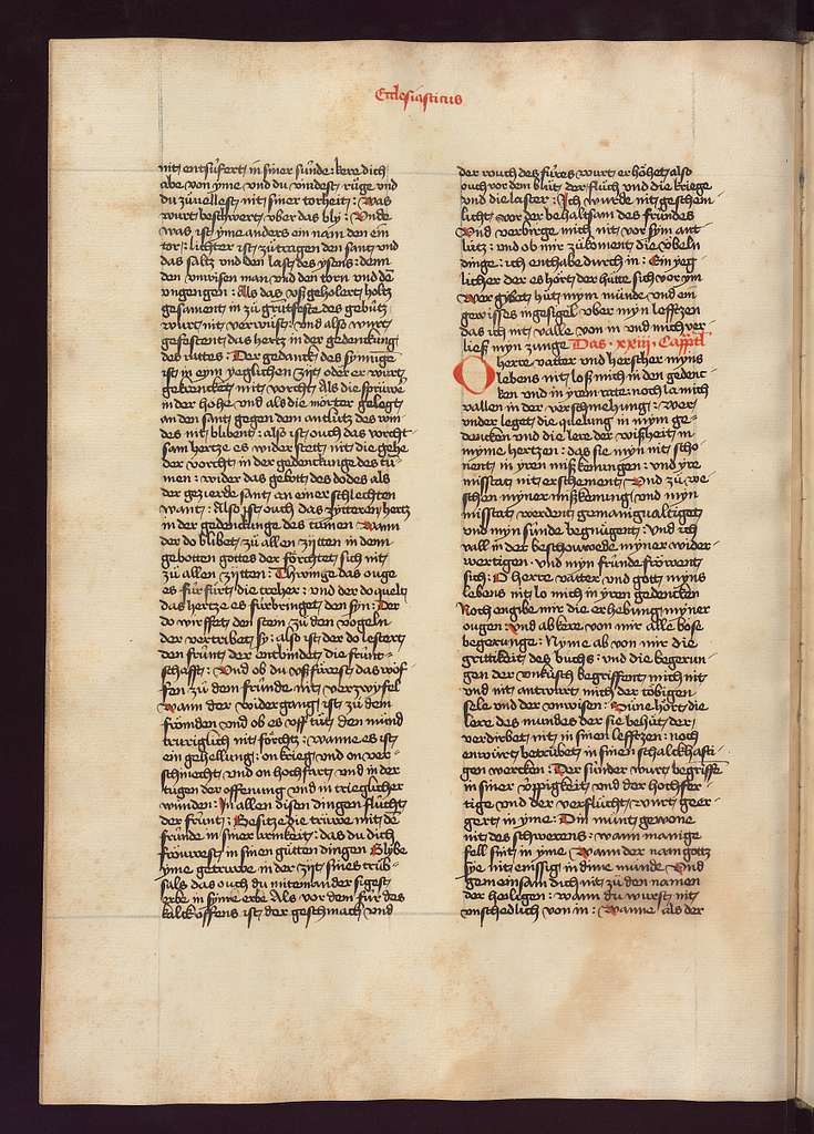 Basel, Universitätsbibliothek, AN II 36, f. 37v – Biblia germanica, 1st  part - PICRYL - Public Domain Media Search Engine Public Domain Search