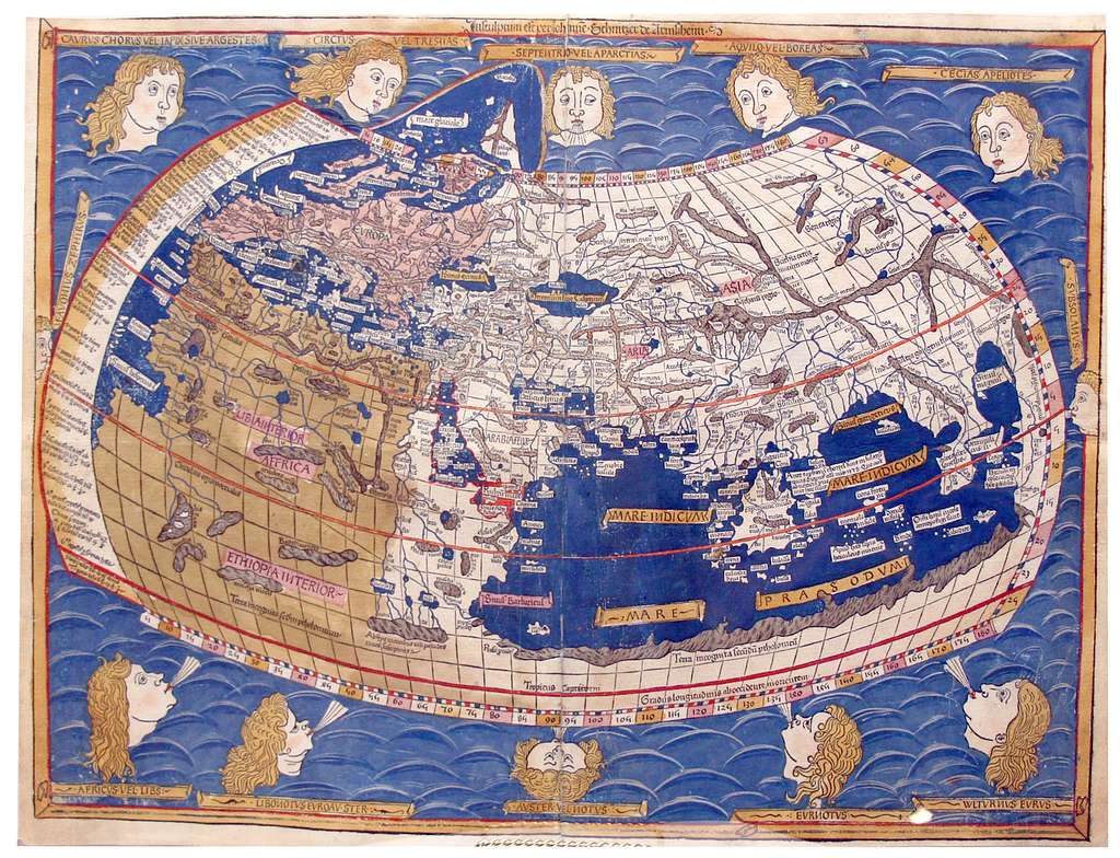 Ptolemy map 15th century - Public domain vintage map - PICRYL - Public ...