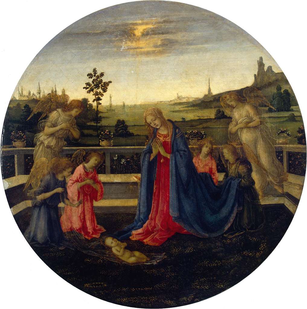 Filippino Lippi Adoration Of The Child PICRYL Public Domain Search