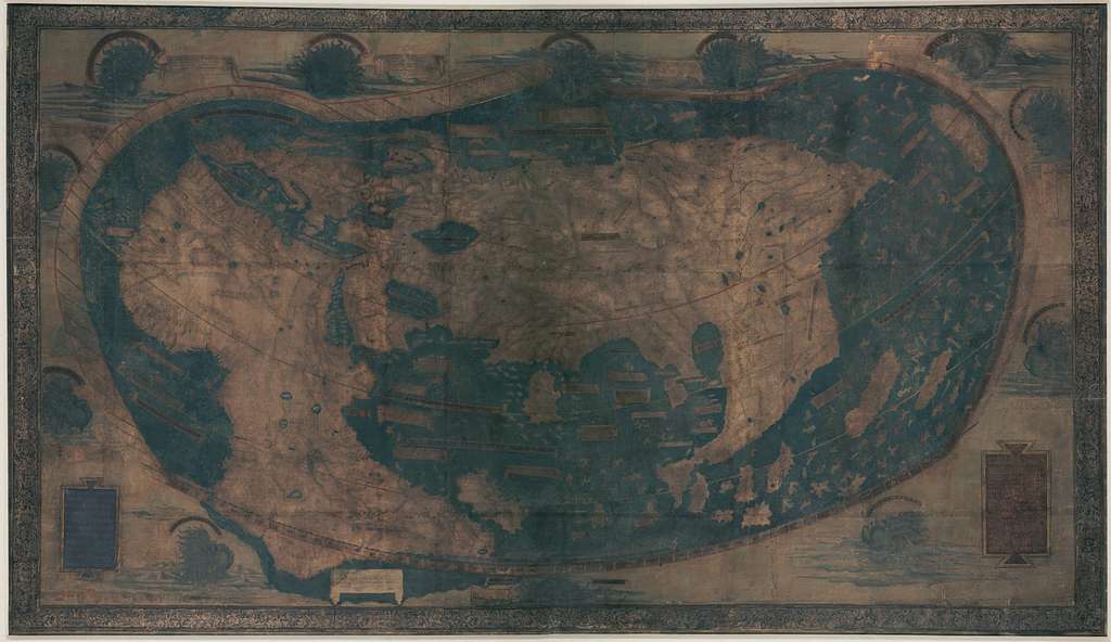 Henricus Martellus - Map of the world - 1489 - Yale archive - PICRYL ...