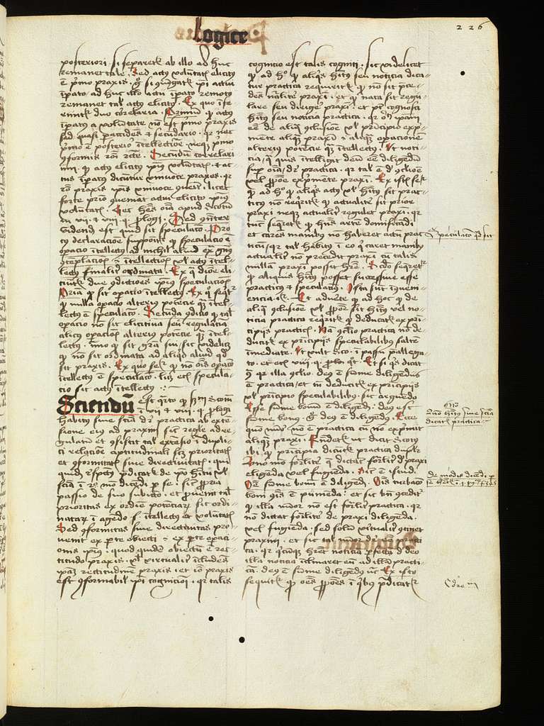 Aarau, Aargauer Kantonsbibliothek, MsMurF 84, f. 226r – Petrus Hispanus ...